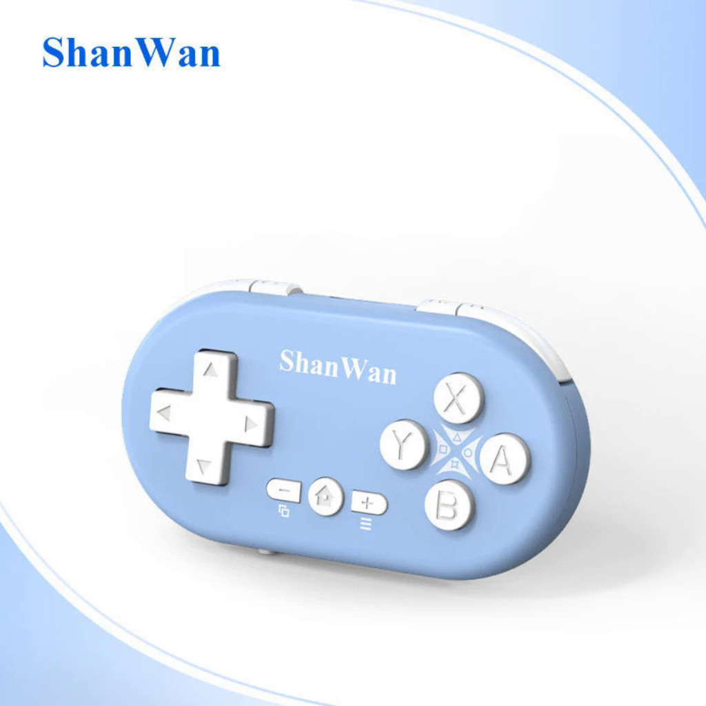 Shanwan Micro Wireless Bluetooth controller pocket-gamepad mini bersaiz ...
