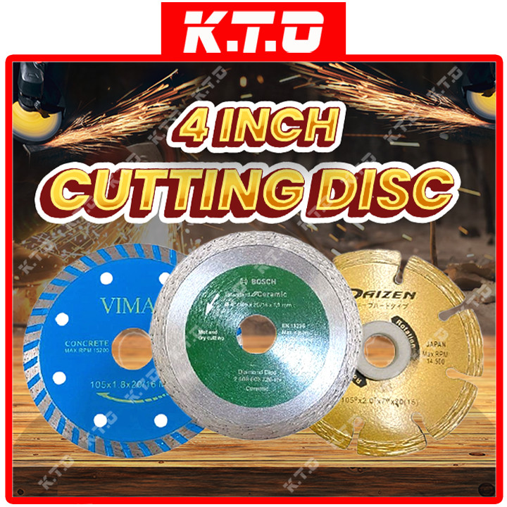 4 Inch Multi Cutting Diamond Disc Angle Grinder Saw Blade For Tile