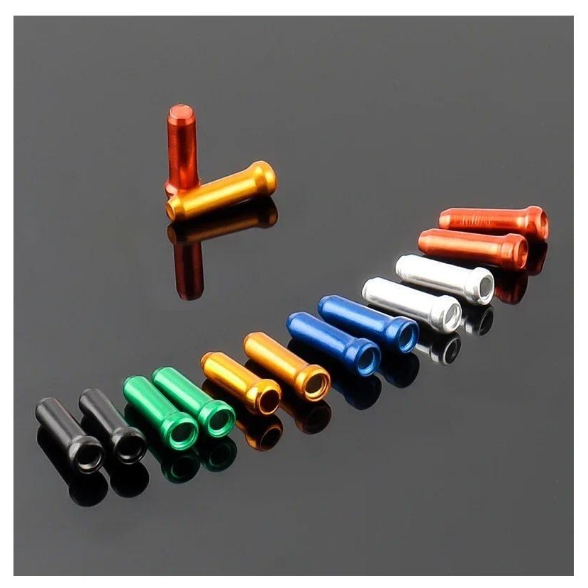 MUQZI Cable End Tips Bike 4mm 5mm Alloy Derailleur Cable End Caps For