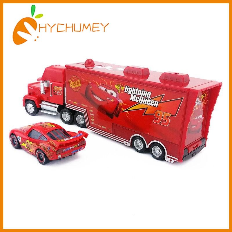 Car Pixar Disney No.95 Mack Racer's Truck Mcqueen 155 Model Kid Toys ...