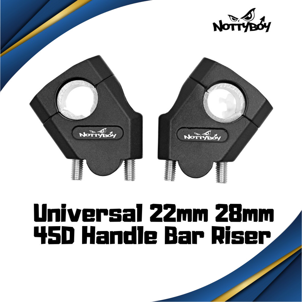 Universal 22mm 28mm 45D Handle Bar Riser Motorcycle Handle Bar Riser ...