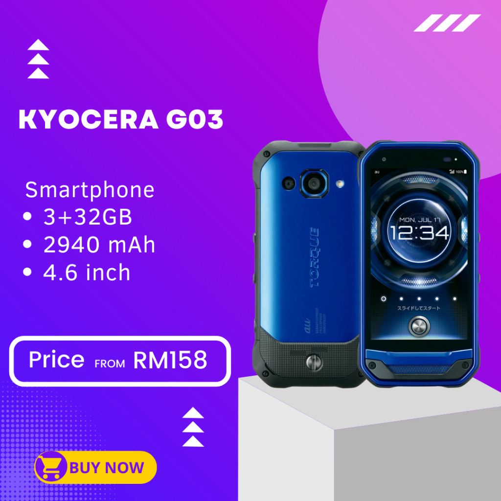 in stock Kyocera Torque G03 / G04 /G05 KYV46 Gaming phone (original ...
