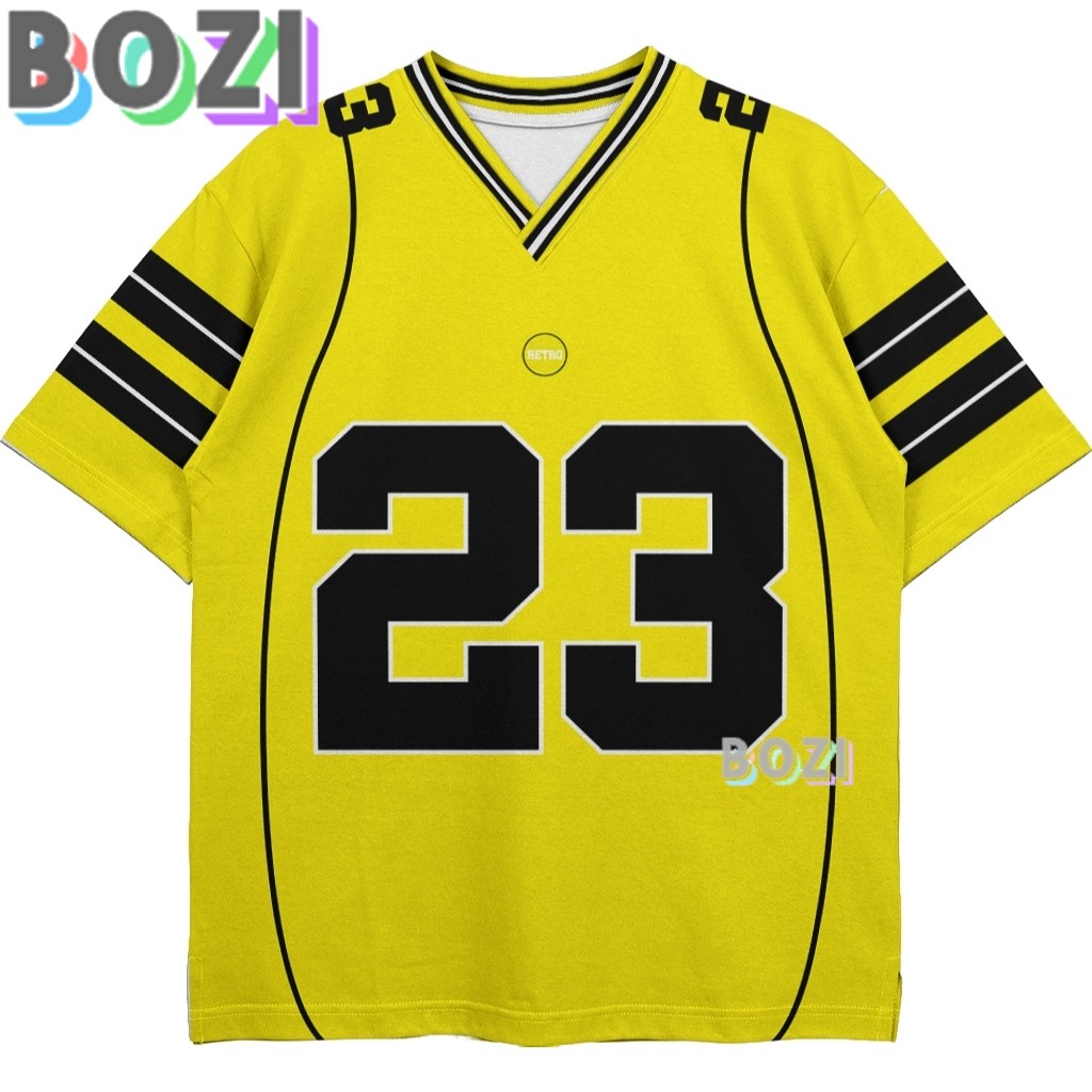 Bonanja-oversized Jersey/Yellow combined with Black Vintage/Retro ...