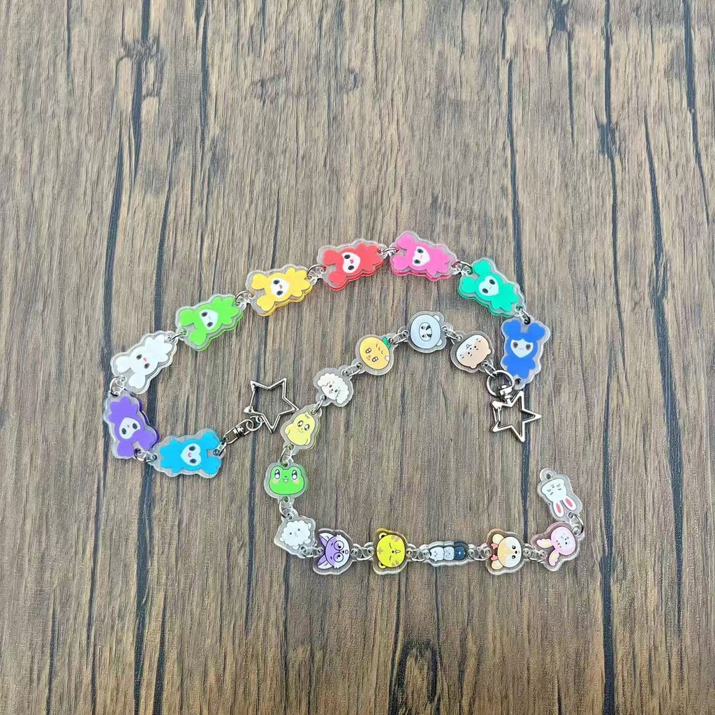 Kpop Idol Seventeen Acrylic Charm Keychain Miniteen Cute Cartoon Long ...