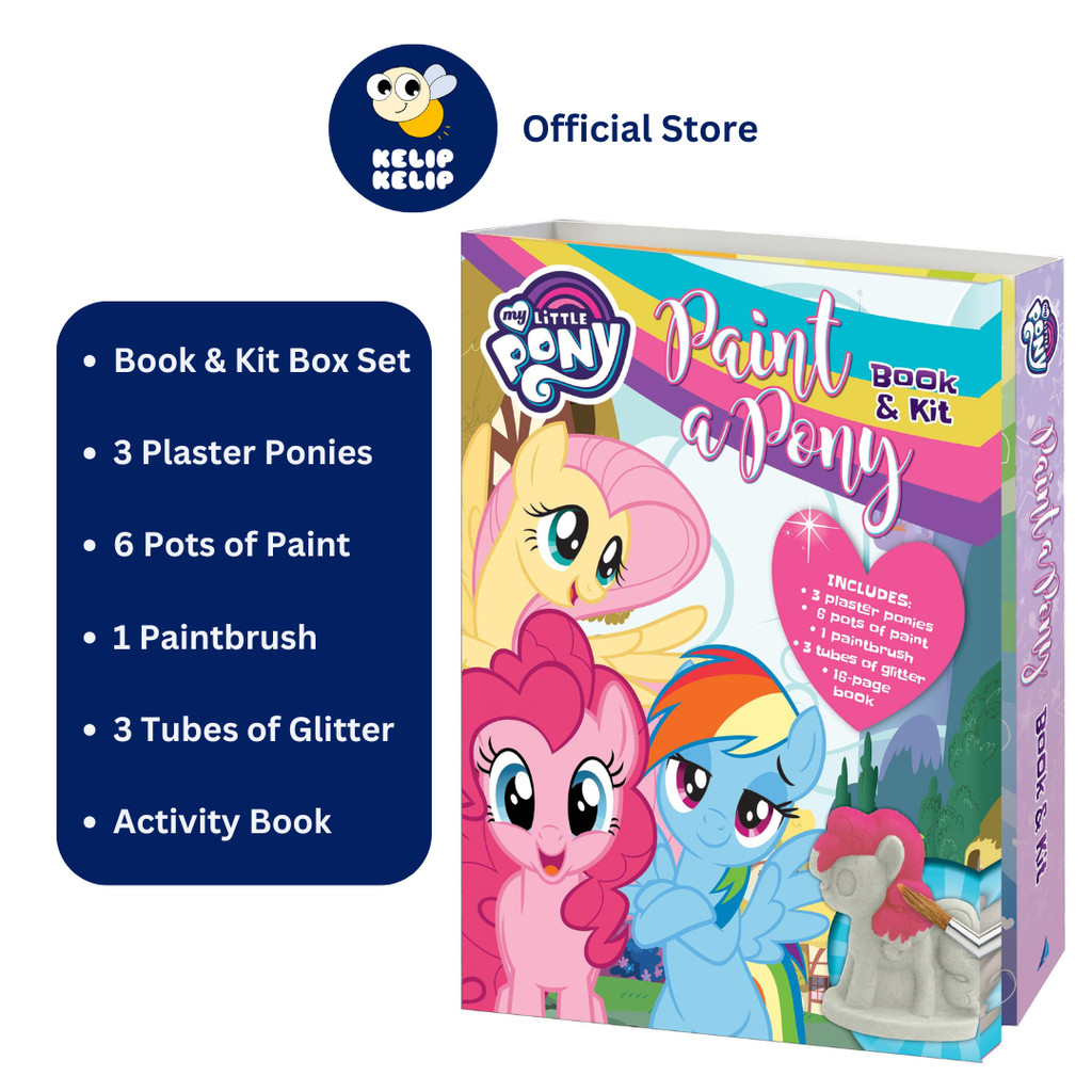 My Little Pony Paint A Pony Book And Kit Boxset with Pony - Main Image