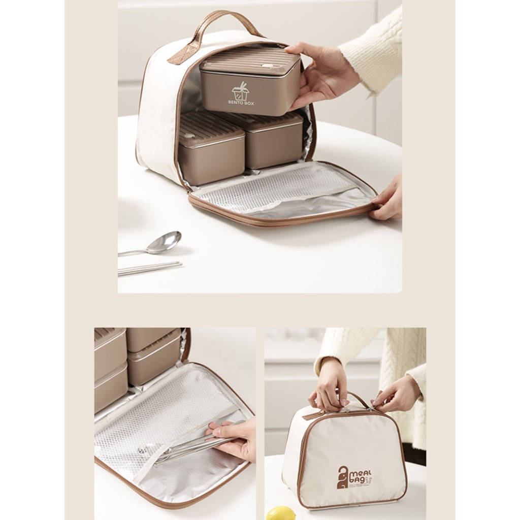 【Local】Portable 2/3/4 Layers 304 Stainless Steel Lunch Box With ...