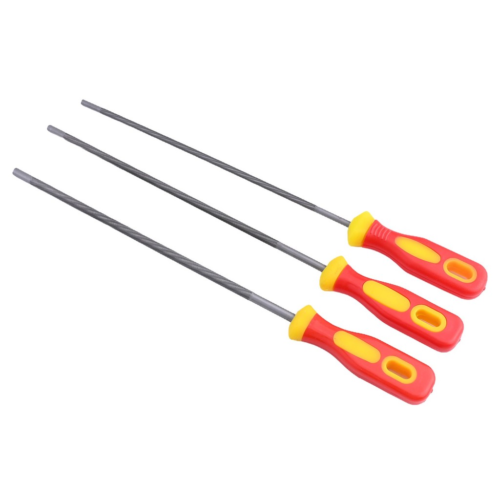 3pcs Sharpening Chainsaw Saw Chain Files Sharpener for Woodwork