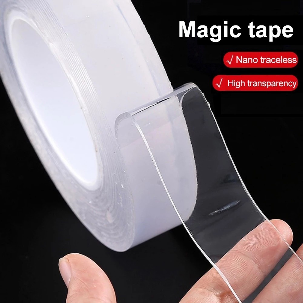 Nano double-sided tape, multi-functional washable, traceless tape ...