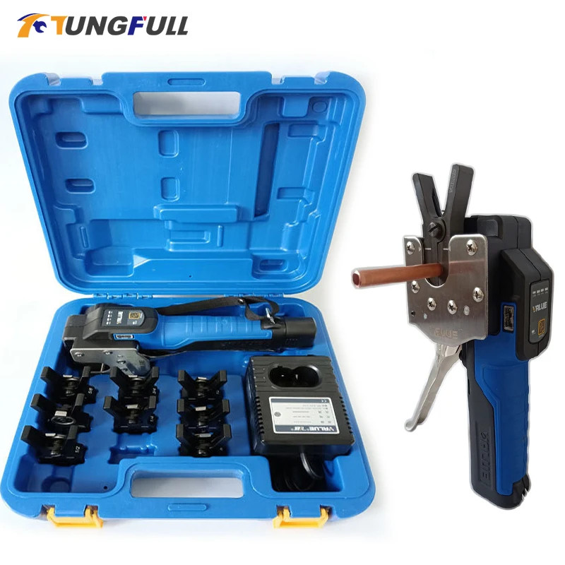 VEF-1/-2 Fully Automatic Expander Electric Copper Tube Expander Flare ...