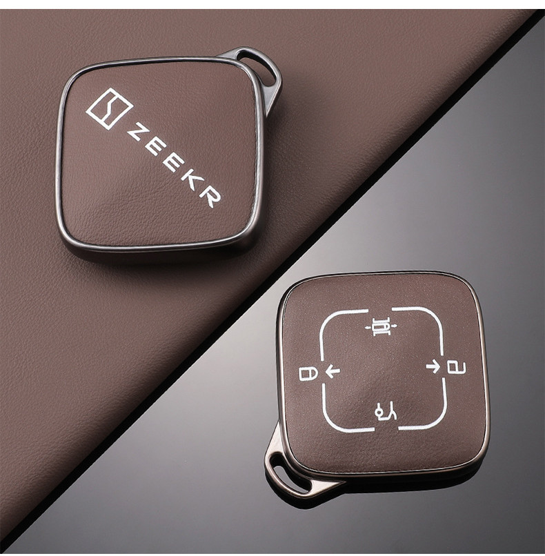 Suitable for ZEEKR car key cover 001 007 009 X car keychain car key ...