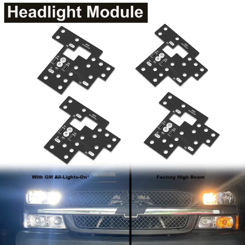 For GM All Light On Headlight Module For Silverado Sierra 1500/2500 ...