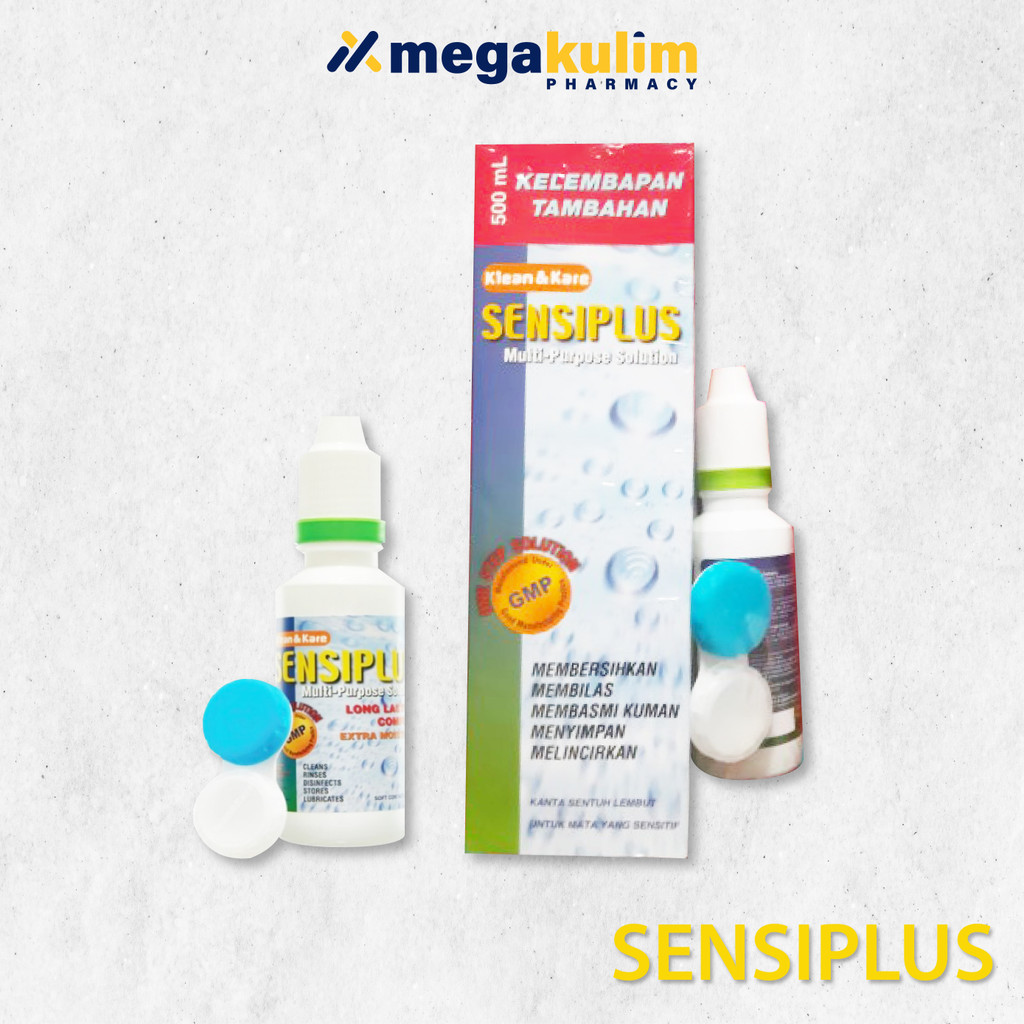 Klean & Kare Sensiplus Multipurpose Solution (100ml+lens case / 500ml ...