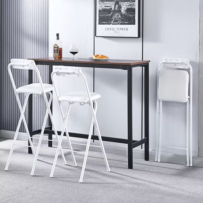 【Ready stock】Portable Folding Bar Chair Front Desk Chair High Stool ...