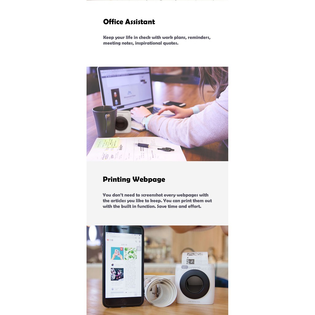 Multi-Function P2 Printer - Wireless Sticker Maker, Photo & Barcode ...