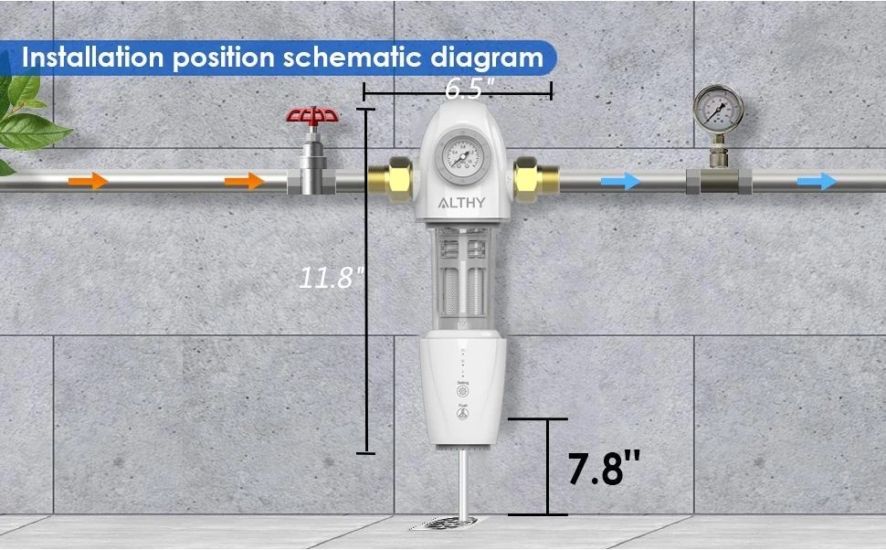ALTHY AL-PRE-AUTO2 Flushing Backwash Prefilter Spin Down Sediment Water ...