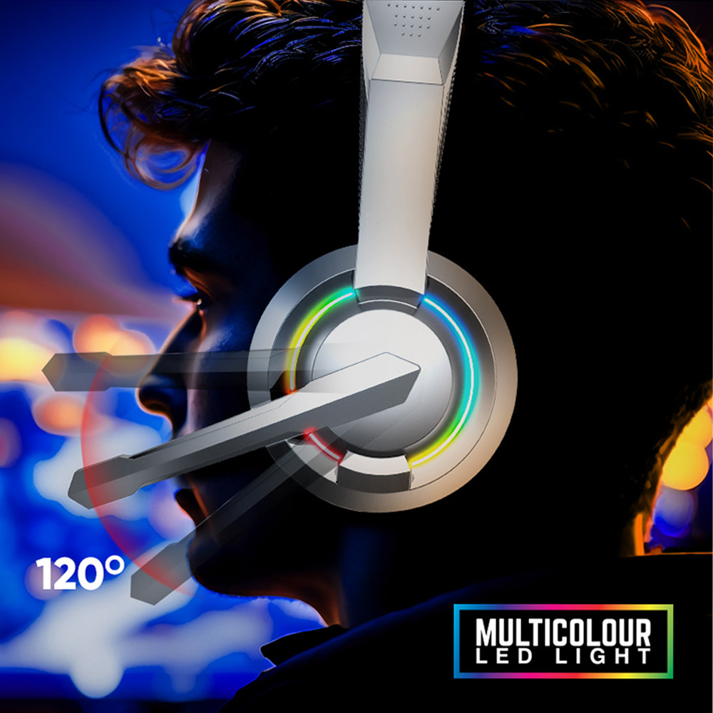 Armaggeddon Pulse 1 Chroma Gaming Stereo Wired Headphone with Mic ...