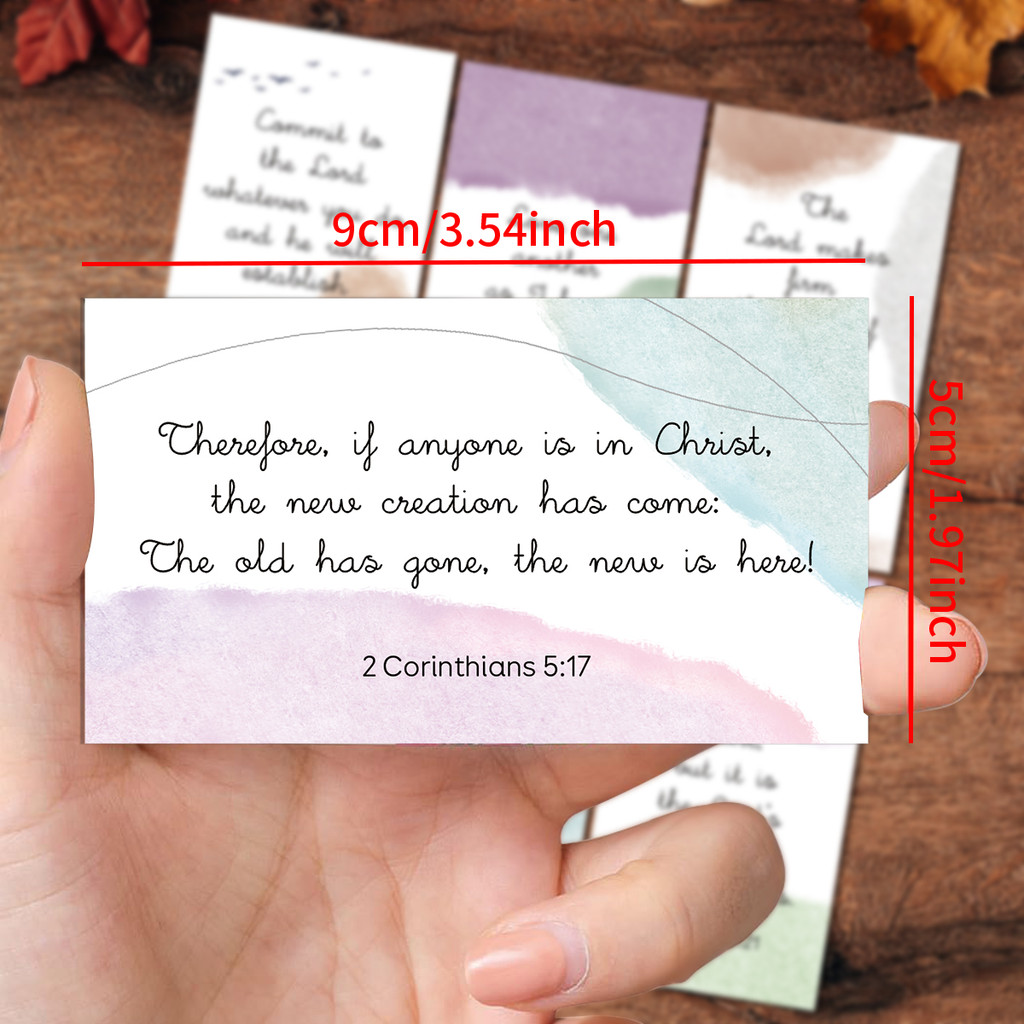 60pcs Bible Scripture Cards Christian Gift Inspirational Premium ...