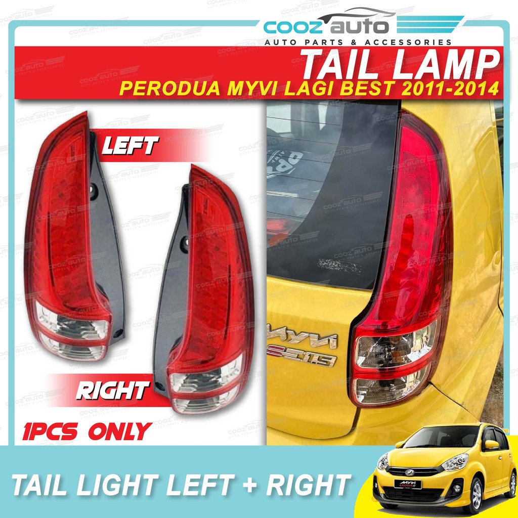 Perodua Myvi Lagi Best 2011 - 2014 Car Rear Left & Right Side Taillight ...