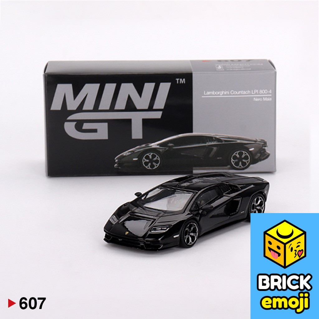 Mini GT 607 Lamborghini Countach LPI 800-4 Nero Maia 1/64 | Shopee Malaysia