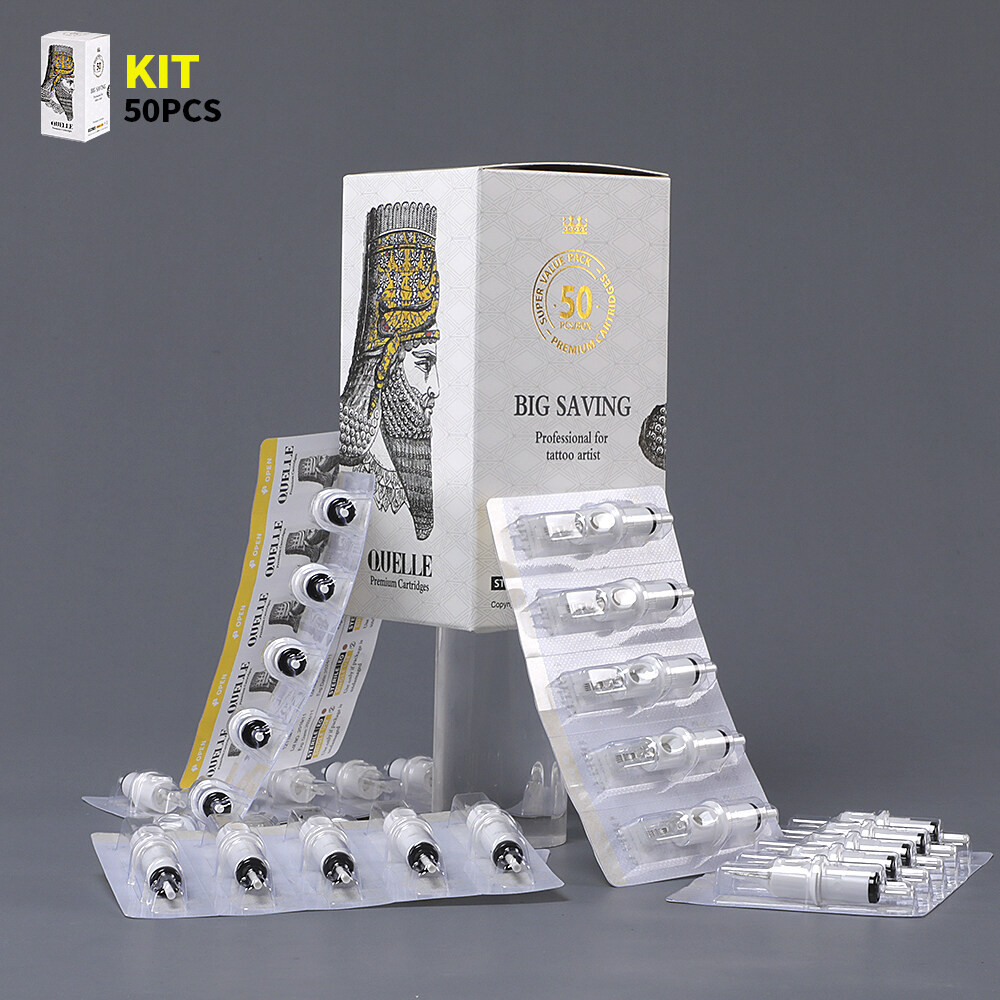 50Pcs Tattoo Cartridge RL RM Soft Rebound Membrane Disposable For ...