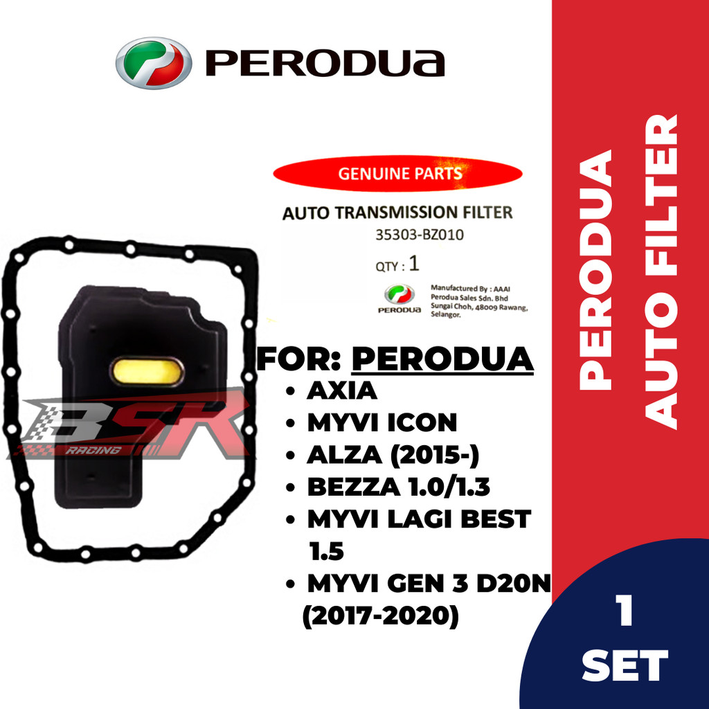 PERODUA Auto Transmission Filter with Gasket For Myvi Lagi Best/ Myvi ...