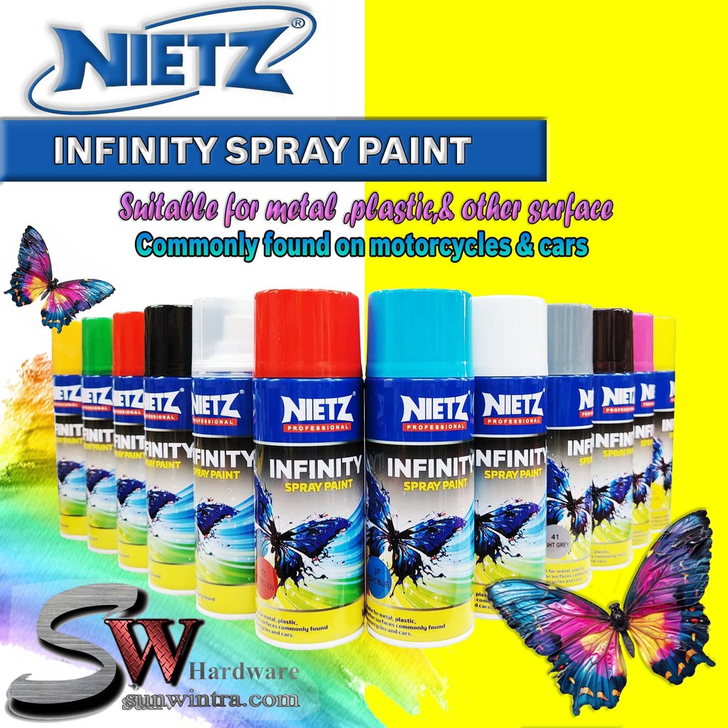 Nietz Infinity Spray Paint Standard Colour 400ml Suitable For Interior ...