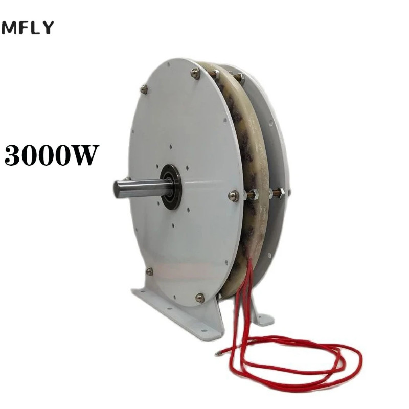 3KW 380V Low Speed Disc Generator Coreless Permanent Magnet Low ...