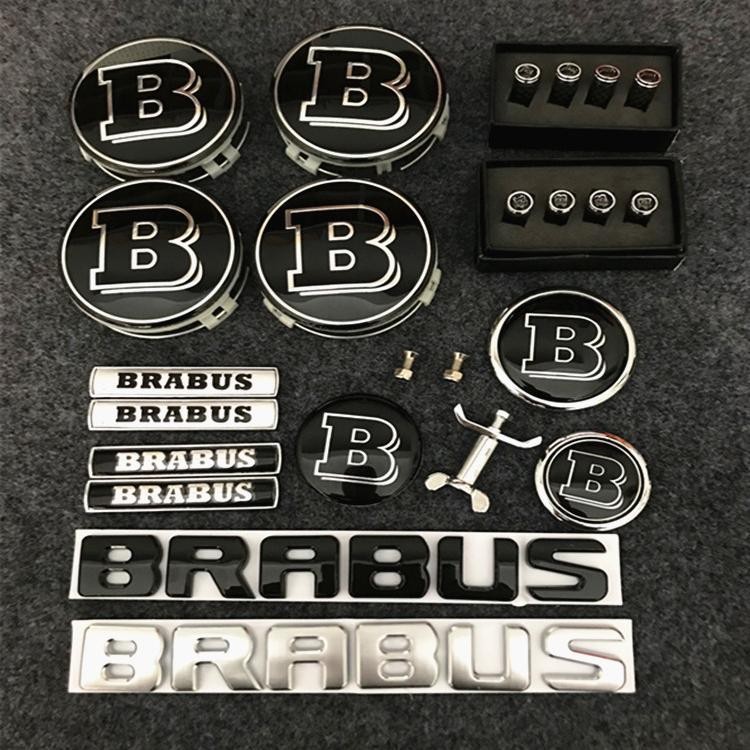 Mercedes-Benz Modified Brabus Car Logo, Tail Logo, Steering Wheel Logo ...