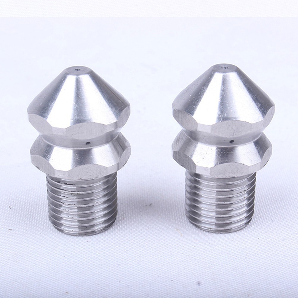 [JTFY] Pressure Washer Drain Sewer Cleaning Jetter Nozzle 7 Jets Male 1