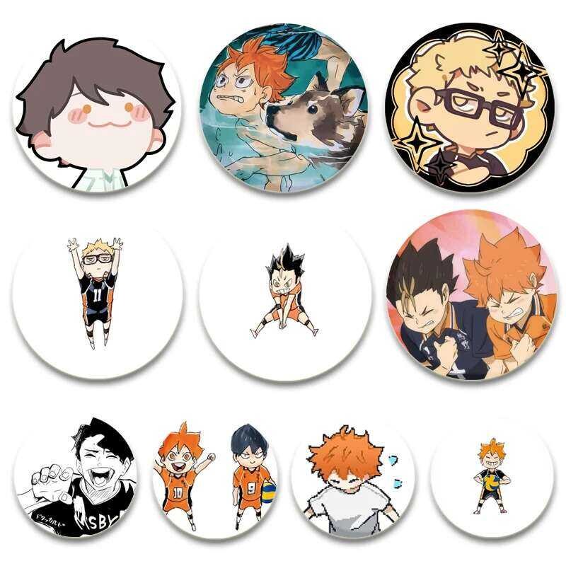 Haikyuu!! Anime Badge Pins (Non Karasuno) | Shopee Philippines - Foto 2
