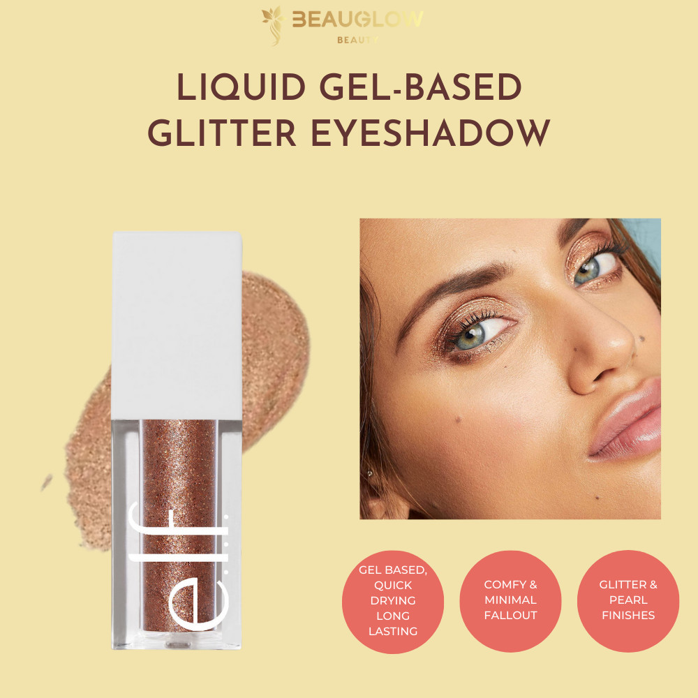 ELF Liquid Gel Glitter Eyeshadow, Long Lasting, Quick Drying | Shopee  Malaysia