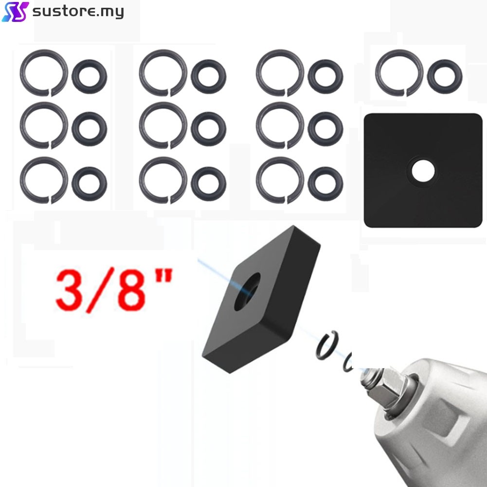 [Super] 10 Sets 3/8 inch Wrench Retaining Ring Clip With O-Ring with ...