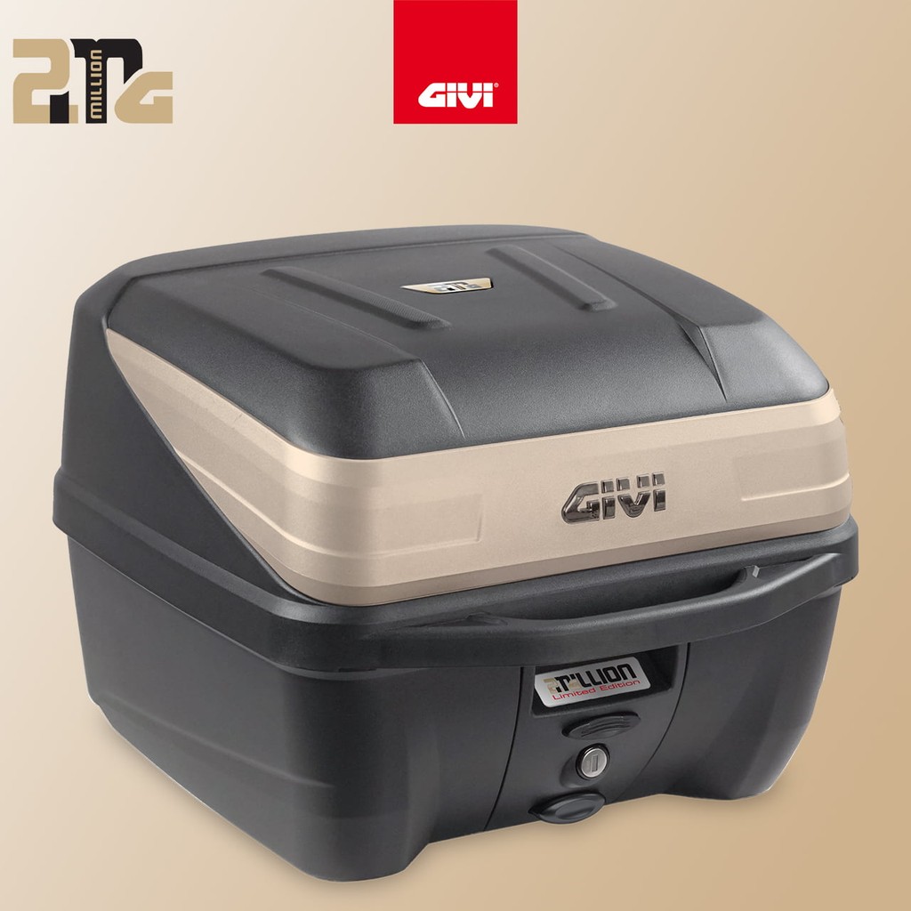 LIMITED EDITION!! GIVI BOX B32 GOLD (2M) 100% ORIGINAL GIVI 32 LITRE ...