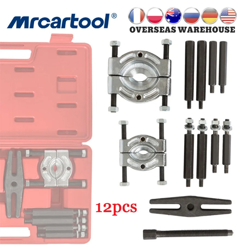 MR CARTOOL 12 PCS Double Disc Puller Disassembly Tool Set Gearbox ...