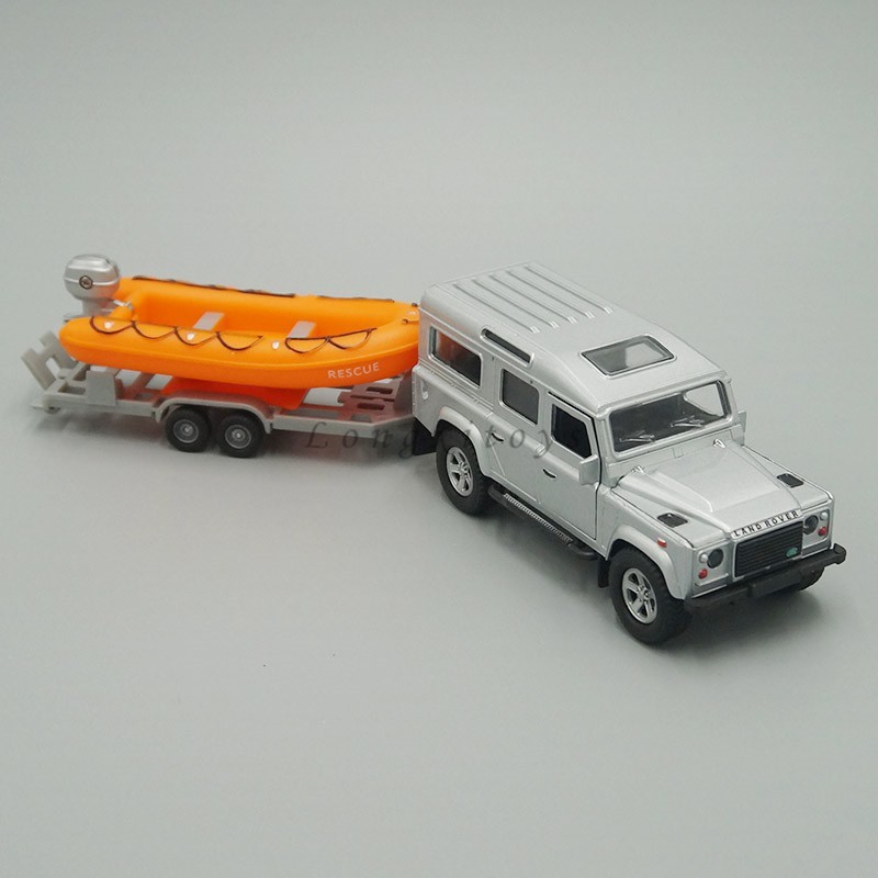 in stock Ready Stock 1:36 Diecast Model Toy Land Rover Defender Rescue ...