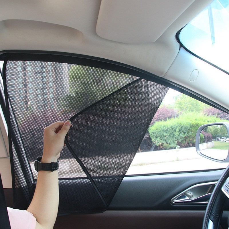 Mesh Curtain Protector Cover - Magnetic Car Window Shades - Sun Shade ...