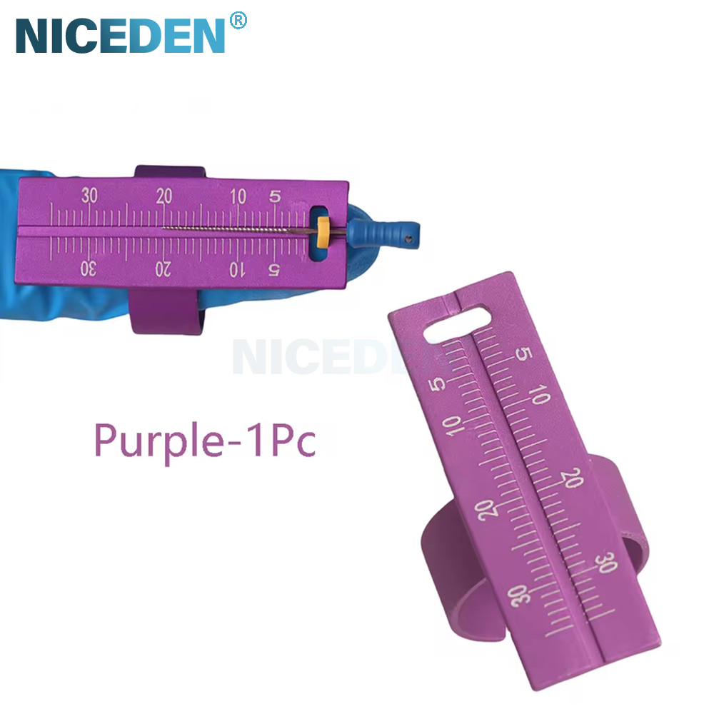 NICEDEN Dental Ruler Aluminum Alloy Instrument Colorful Circular Ruler ...