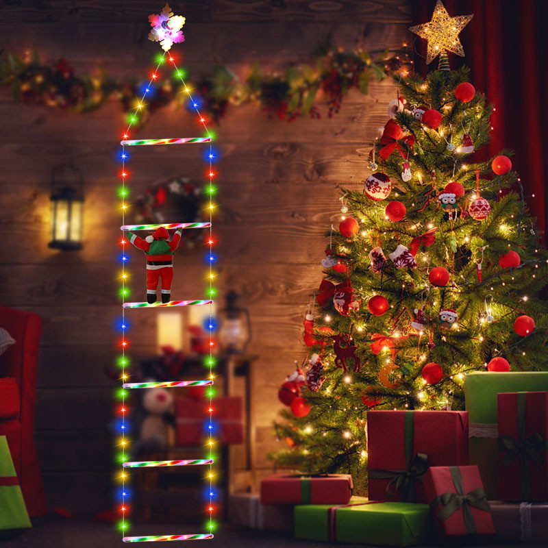 6 Ladders Christmas Lights USB with Remote Control Christmas Decorative ...