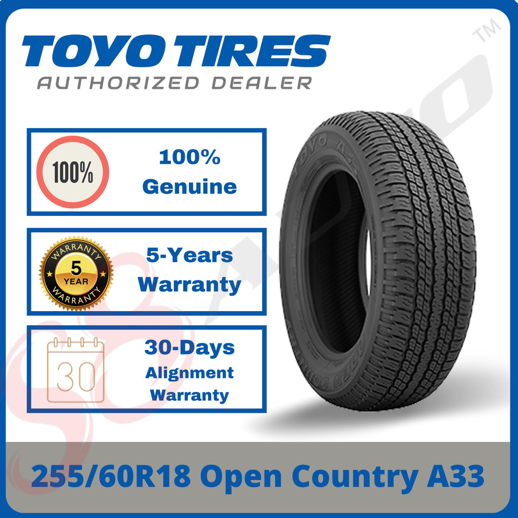 255/60R18 Toyo Tires Open Country A33 *Year 2024/2025 RM700/PCS ...