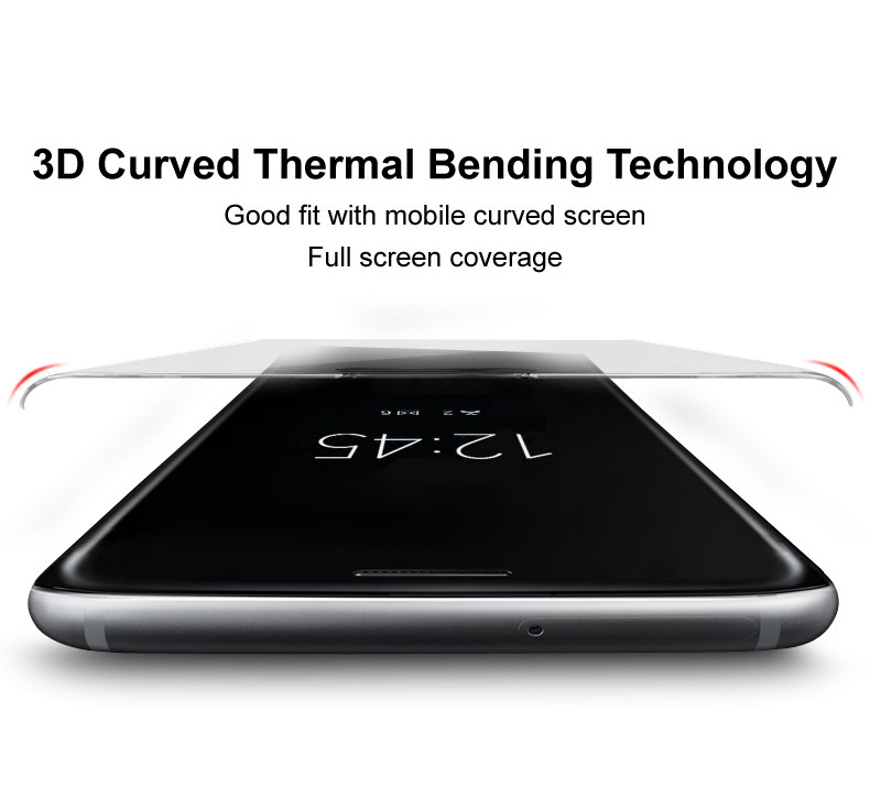 KMV 3D Curved Tempered Glass Screen Protector For TCL 10 Pro, 20 Pro 5G – Full Coverage Clear