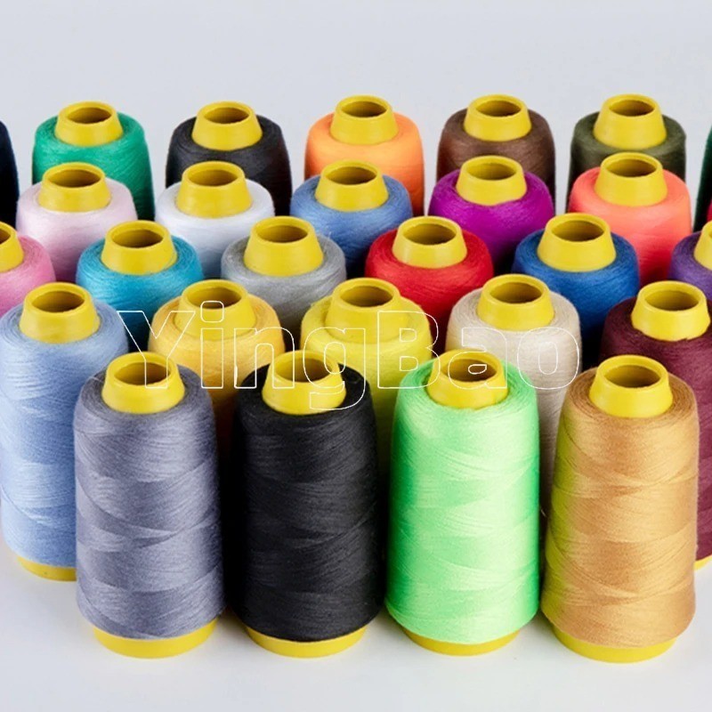 1300 Yards/Roll Polyester All-Purpose Sewing Threads Prewound Bobbin ...