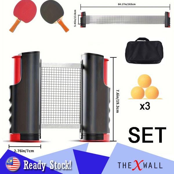 Table tennis net Portable retractable ping pong table net FREE table ...