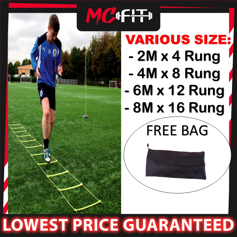 MCFIT Fitness Football Training Agility Ladder Nylon Football Supplies ...