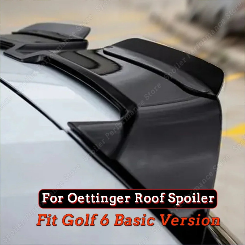 For Oettinger Roof Spoiler Extentions Flaps Rear Wing Winglets Fit Golf ...
