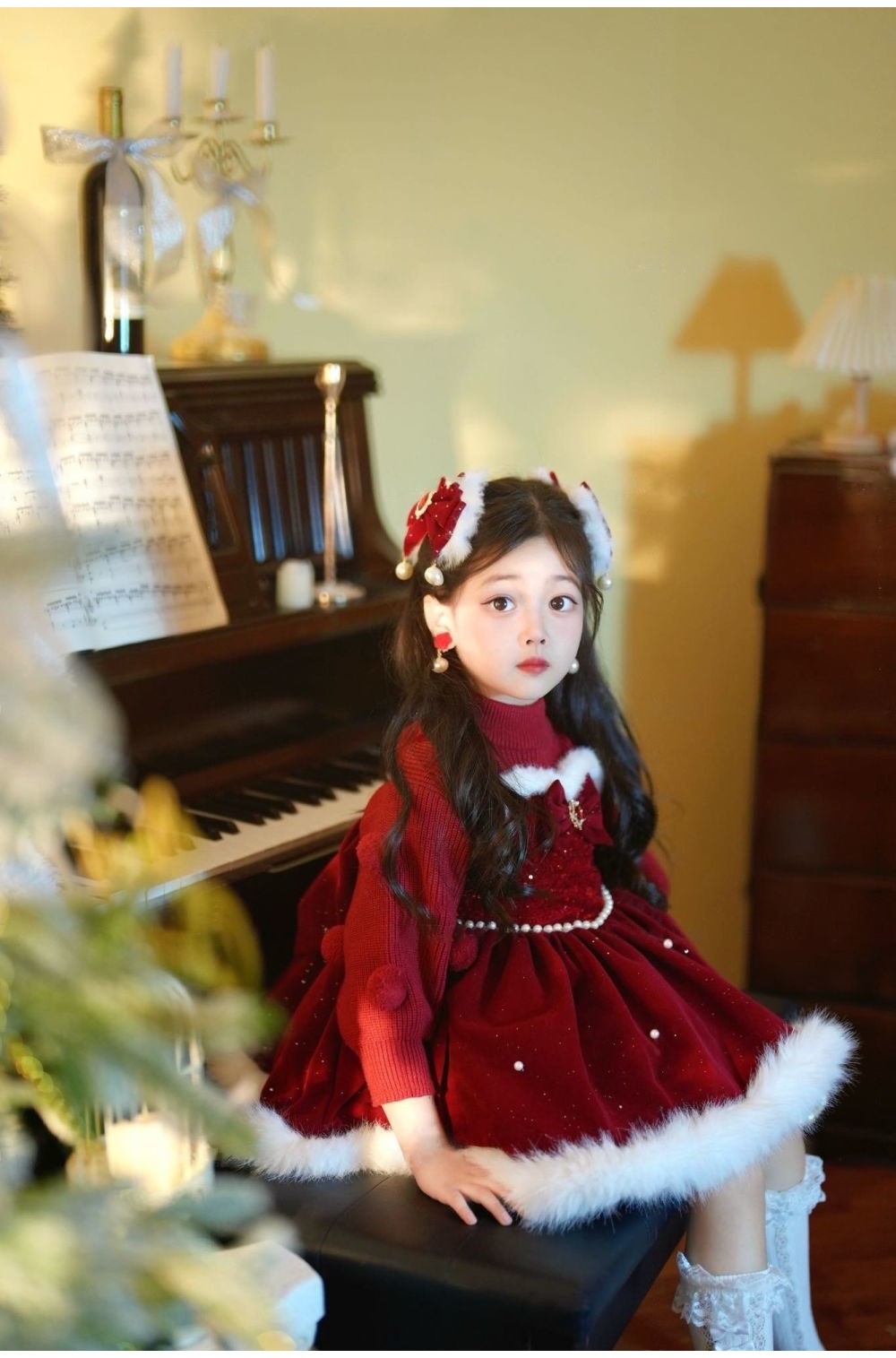 CNY Girls Christmas Costumes Girls Princess Dresses Children Autumn ...