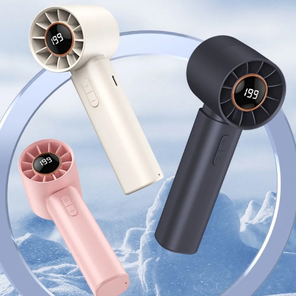 Kipas Mini 2025 New Handheld High-speed Mini Fan USB Charging Portable ...