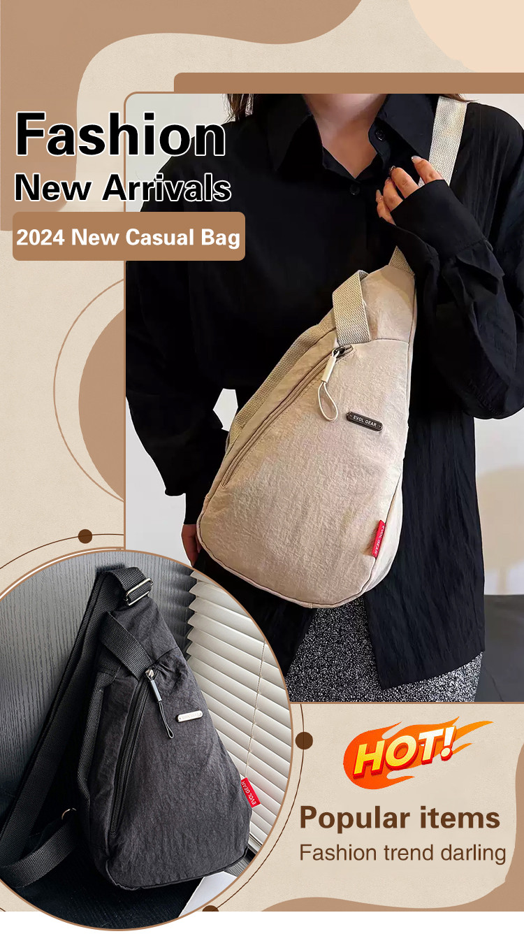 OOTD Anti-Theft Simple and Lightweight Crossbody Bag Large Capacity ...