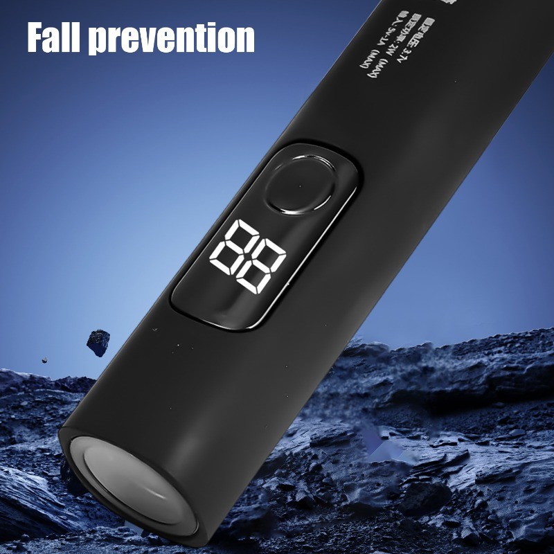 Type-C Charging Ultraviolet Torch UV365 Zoomable Digital Display ...