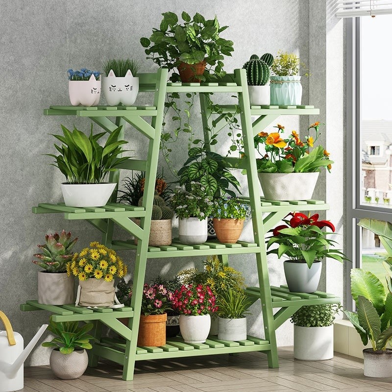 Hom Homi room living storage Homi Balcony rack mobile indoor wer pot ...