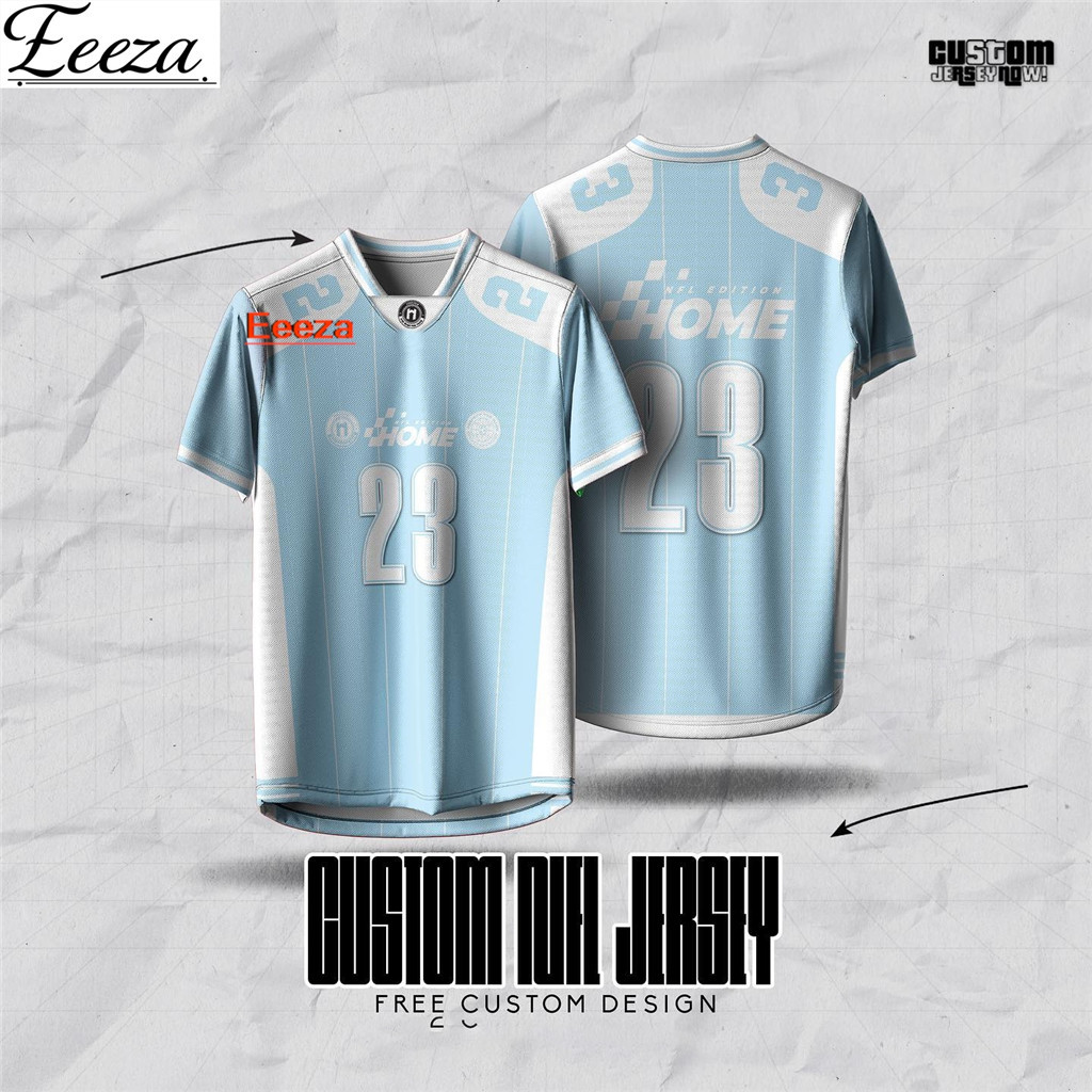 Free Custom] 2024 NFL Edition Jersey Baju Tshirt Lelaki Lengan